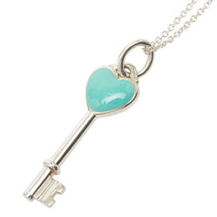 ティファニー ハート キーチャーム チェーン ペンダント ネックレス SV925 シルバー レディース TIFFANY&Co. 【中古】