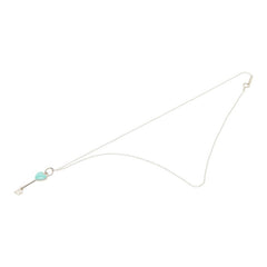 ティファニー ハート キーチャーム チェーン ペンダント ネックレス SV925 シルバー レディース TIFFANY&Co. 【中古】