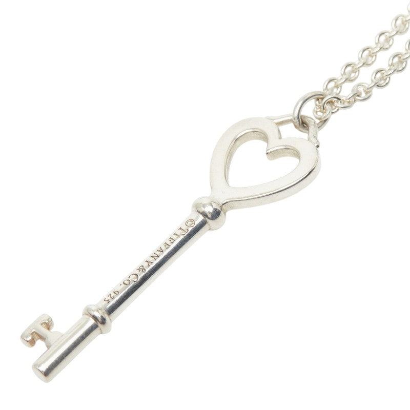ティファニー ハートキー 鍵 チェーン ペンダントネックレス シルバー SV925 シルバー レディース TIFFANY&Co. 【中古】