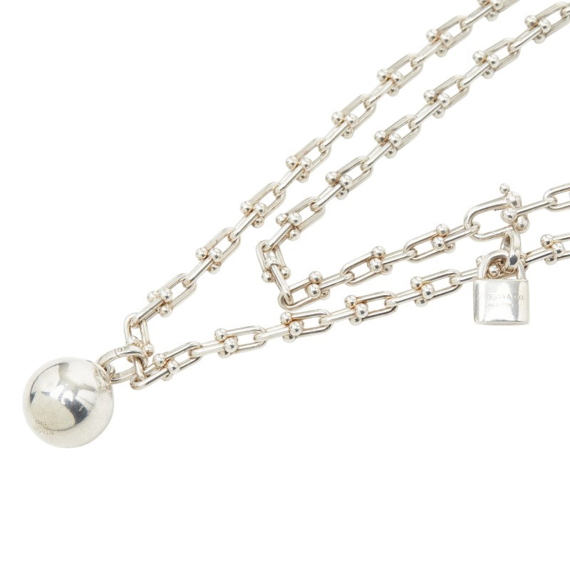 ティファニー ハードウェア スモールラップ ネックレス ロング SV925 シルバー レディース TIFFANY&Co. 【中古】