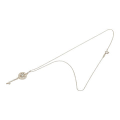 ティファニー デイジーキー 1Pダイヤ ネックレス SV925 シルバー レディース TIFFANY&Co. 【中古】