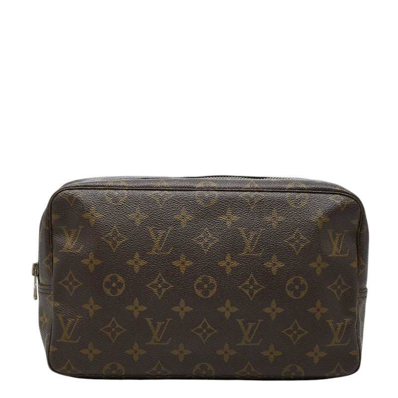 ルイ ヴィトン モノグラム トゥルース トワレット 28 セカンドバッグ クラッチバッグ M47522 ブラウン PVC レディース LOUIS VUITTON 【中古】