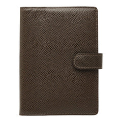 ルイ ヴィトン タイガ アジェンダPM 手帳カバー グリズリ ブラウン レザー レディース LOUIS VUITTON 【中古】