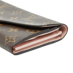 ルイ ヴィトン モノグラム ポルトフォイユ サラ 長財布 M60531 ブラウン PVC レザー レディース LOUIS VUITTON 【中古】