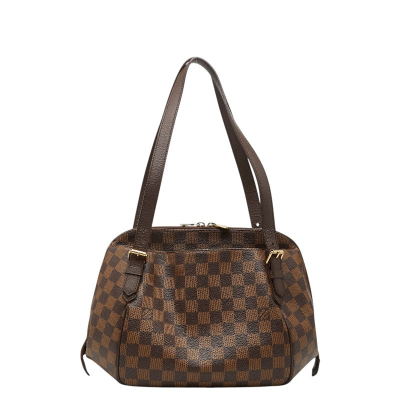 ルイ ヴィトン ダミエ ベレムMM ハンドバッグ トートバッグ N51174 エベヌ ブラウン PVC レザー レディース LOUIS VUITTON 【中古】