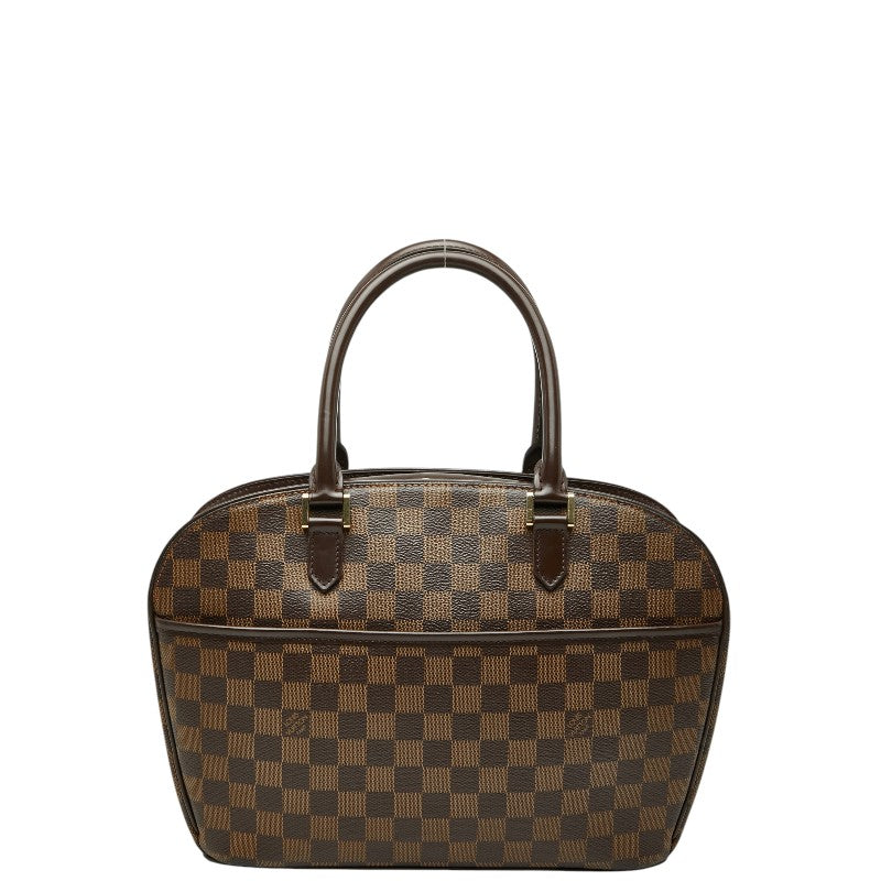 ルイ ヴィトン ダミエ サリア オリゾンタル ハンドバッグ N51282 ブラウン PVC レザー レディース LOUIS VUITTON 【中古】