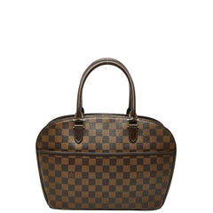 ルイ ヴィトン ダミエ サリア オリゾンタル ハンドバッグ N51282 ブラウン PVC レザー レディース LOUIS VUITTON 【中古】