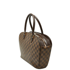 ルイ ヴィトン ダミエ サリア オリゾンタル ハンドバッグ N51282 ブラウン PVC レザー レディース LOUIS VUITTON 【中古】