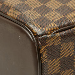 ルイ ヴィトン ダミエ サリア オリゾンタル ハンドバッグ N51282 ブラウン PVC レザー レディース LOUIS VUITTON 【中古】
