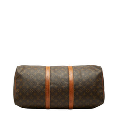 ルイ ヴィトン モノグラム キーポル50 ボストンバッグ M41426 ブラウン PVC レザー レディース LOUIS VUITTON 【中古】