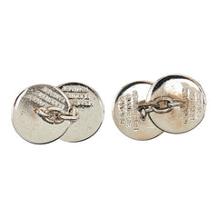 エルメス セリエ カフス カフリンクス シルバー メタル メンズ HERMES 【中古】