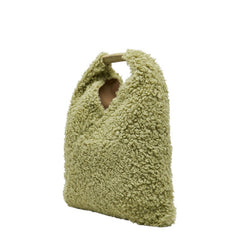 マルタンマルジェラ MM6 ジャパニーズ スモール ハンドバッグ グリーン ボア レディース MARTIN MARGIELA 【中古】