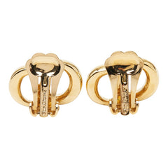 クリスチャンディオール CDロゴ イヤリング ゴールド メッキ レディース Christian Dior 【中古】