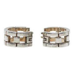 ジョージジェンセン フープピアス SV925 シルバー レディース Georg Jensen 【中古】