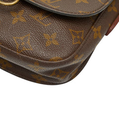 ルイ ヴィトン モノグラム ミニ サンクルーPM 斜め掛け ショルダーバッグ M51244 ブラウン PVC レザー レディース LOUIS VUITTON 【中古】