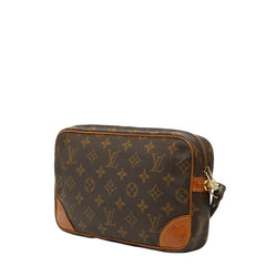 ルイ ヴィトン モノグラム マルリードラゴンヌGM セカンドバッグ クラッチバッグ M51825 ブラウン PVC レザー レディース LOUIS VUITTON 【中古】