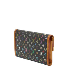 ルイ ヴィトン モノグラムマルチカラー ポルトフォイユ インターナショナル 長財布 M92658 ブラウン PVC レザー レディース LOUIS VUITTON 【中古】