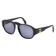 シャネル ココマーク サングラス 01452 ブラック プラスチック レディース CHANEL 【中古】