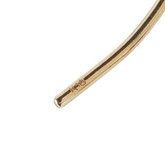 K18YG イエローゴールド K18WG ホワイトゴールド リーフモチーフ ピアス レディース 【中古】