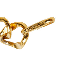 シャネル ロゴプレート チェーンベルト ゴールド メッキ レディース CHANEL 【中古】