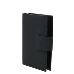 プラダ 三角ロゴプレート - 手帳カバー システム手帳 ブラック ナイロン レザー レディース PRADA 【中古】