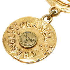 シャネル ココマーク ホースコインモチーフ ブローチ ゴールド メッキ レディース CHANEL 【中古】