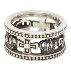 ジャスティンデイビス MEDIEVAL WEDDING BAND リング リング 指輪 SRJ175 2 7 SV925 シルバー メンズ Justin Davis 【中古】