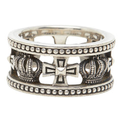 ジャスティンデイビス MEDIEVAL WEDDING BAND リング リング 指輪 SRJ175 2 7 SV925 シルバー メンズ Justin Davis 【中古】