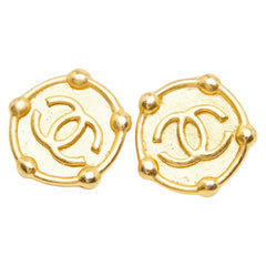 シャネル ココマーク ピアス ゴールド メッキ レディース CHANEL 【中古】