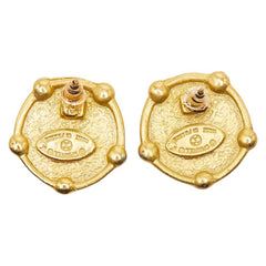 シャネル ココマーク ピアス ゴールド メッキ レディース CHANEL 【中古】