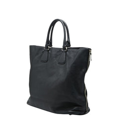 プラダ VITELLO PHENIX ヴィッテロ ダイノ ハンドバッグ トートバッグ BN2419 ブラック レザー レディース PRADA 【中古】