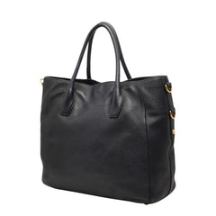 プラダ トートバッグ ショルダーバッグ 2WAY ブラック レザー レディース PRADA 【中古】