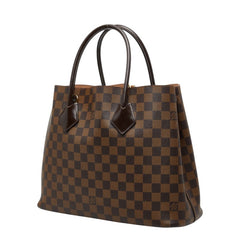 ルイ ヴィトン ダミエ ケンジントン トートバッグ ショルダーバッグ 2WAY N41435 ブラウン PVC レザー レディース LOUIS VUITTON 【中古】