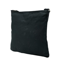 プラダ テスート 三角ロゴプレート 斜め掛け ショルダーバック ブラック ナイロン メンズ PRADA 【中古】