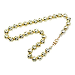 ディオール ボール ネックレス ゴールド メッキ レディース Dior 【中古】