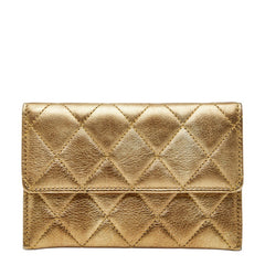 シャネル マトラッセ コインケース 小物入れ ゴールド レザー レディース CHANEL 【中古】