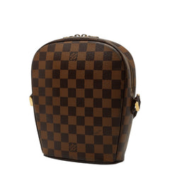 ルイ ヴィトン ダミエ イパネマPM 斜め掛け ショルダーバッグ N51294 ブラウン PVC レザー レディース LOUIS VUITTON 【中古】