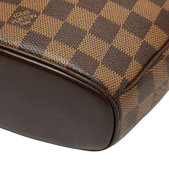 ルイ ヴィトン ダミエ イパネマPM 斜め掛け ショルダーバッグ N51294 ブラウン PVC レザー レディース LOUIS VUITTON 【中古】