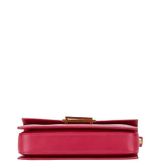 サンローラン クラシック ルル 斜め掛け ショルダーバッグ 318025 ピンク レザー レディース SAINT LAURENT 【中古】