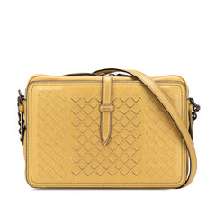 ボッテガヴェネタ イントレチャート ワンショルダーバッグ ショルダーバッグ カーキ レザー レディース BOTTEGAVENETA 【中古】