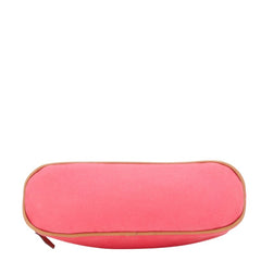 エルメス ボリード ポーチ20 小物入れ ハイビスカス ピンク キャンバス レザー レディース HERMES 【中古】