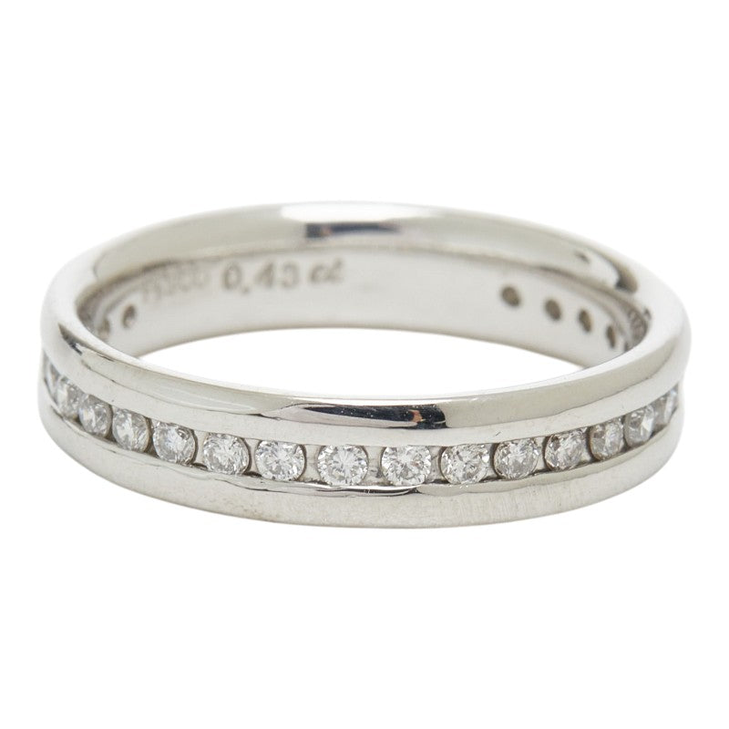 Pt900 プラチナ ダイヤ0.43ct フルエタニティリング リング 指輪 レディース 9.5号 【中古】