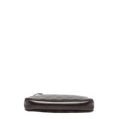 ルイ ヴィトン ダミエ ナヴォナ アクセサリーポーチ ハンドバッグ N51983 ブラウン PVC レザー レディース LOUIS VUITTON 【中古】