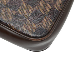 ルイ ヴィトン ダミエ ナヴォナ アクセサリーポーチ ハンドバッグ N51983 ブラウン PVC レザー レディース LOUIS VUITTON 【中古】