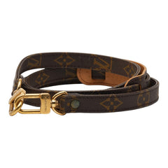 ルイ ヴィトン モノグラム ショルダーストラップ ブラウン PVC レザー レディース LOUIS VUITTON 【中古】
