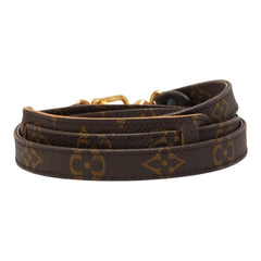 ルイ ヴィトン モノグラム ショルダーストラップ ブラウン PVC レザー レディース LOUIS VUITTON 【中古】