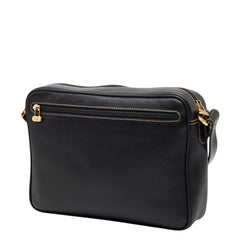 ダンヒル 斜め掛け ショルダーバッグ ブラック レザー メンズ Dunhill 【中古】