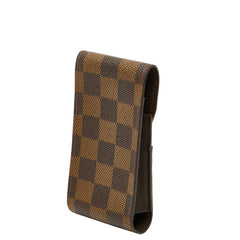 ルイ ヴィトン ダミエ エテュイ シガレット シガレットケース N63024 ブラウン PVC レザー レディース LOUIS VUITTON 【中古】