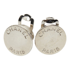 シャネル ロゴ イヤリング シルバー メタル レディース CHANEL 【中古】