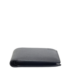 ロエベ アナグラム 二つ折り財布 ブラック レザー メンズ LOEWE 【中古】